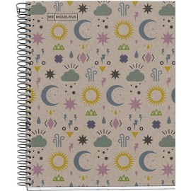 CUADERNO FORMA FRANCESA MIQUELRIUS ECO MYSTIC CUADRO CHICO 5MM 80 HOJAS
