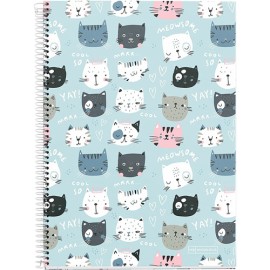CUADERNO PROFESIONAL MIQUELRIUS CAT RULE DB 4MM 80 HOJAS