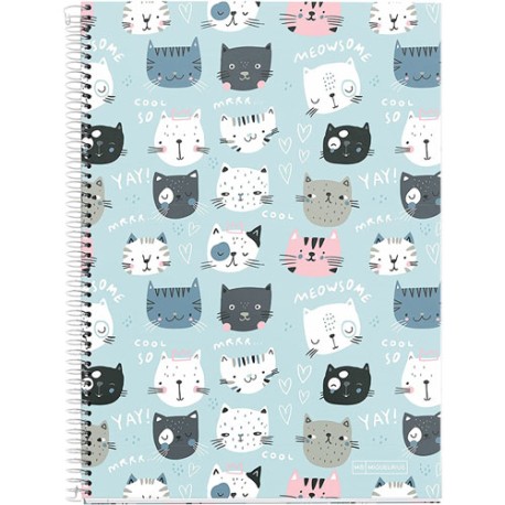 CUADERNO PROFESIONAL MIQUELRIUS CAT RULE DB 4MM 80 HOJAS