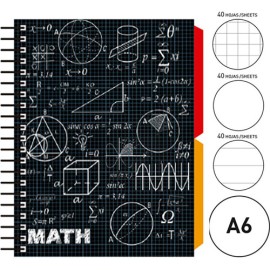 LIBRETA SNF MATHS BOOK MIX 120 HOJAS 2 SEPARADORES