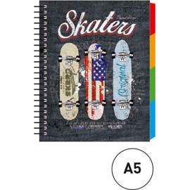 CUADERNO FORMA FRANCESA SNF ORIGINAL CUADRO 5MM 120 HOJAS