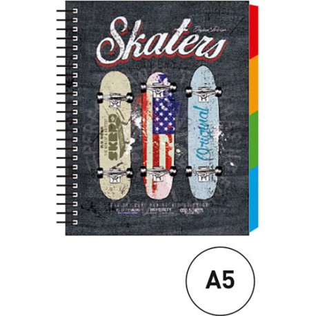 CUADERNO FORMA FRANCESA SNF ORIGINAL CUADRO 5MM 120 HOJAS