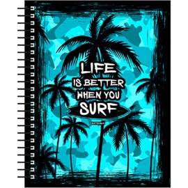 Cuaderno Profesional SNF Palm Surf Cuadro 5mm 120 Hojas