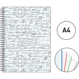 CUADERNO PROFESIONAL SNF MATHS CUADRO 5MM 120 HOJAS