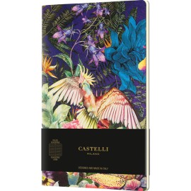 Libreta Castelli 13x21cm Eden Cocktail raya 64 hojas