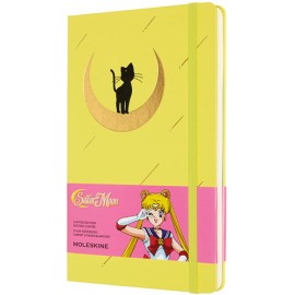 Libreta Moleskine 13X21 Cm Sailor Moon Gato Luna Hb D