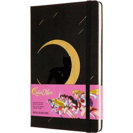 Libreta Moleskine 13X21 Cm Sailor Moon Luna Grande Hr D