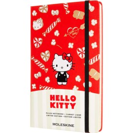 Libreta Moleskine 13X21 Hello Kitty Roja Hr Pd