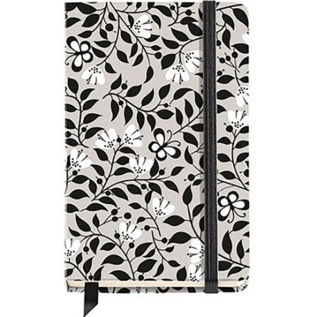 Libreta Miquelrius 9X14 Cm Floral Always Black