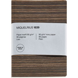 LIBRETA MIQUELRIUS LAYFLAT A5 48 HOJAS LISO MADERA TEX