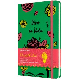 Libreta Moleskine 13X21Cm Raya Pasta Dura Frida Viva