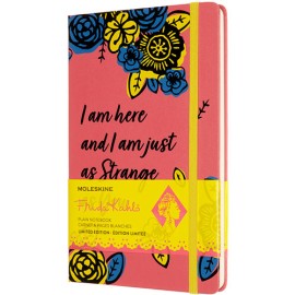 Libreta Moleskine 13X21Cm Raya Pasta Dura Frida Rosa