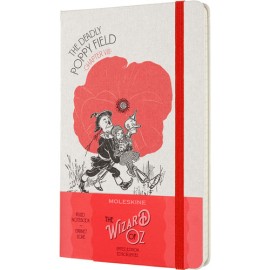 Libreta Moleskine 13X21Cm Raya Pasta Dura Oz Poppy Field