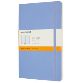 Libreta Moleskine 13X21Cm Raya Pasta Suave Azul Hortensia