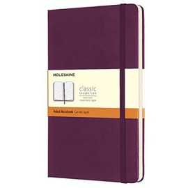 Libreta Moleskine 13X21Cm Raya Clásica Uva