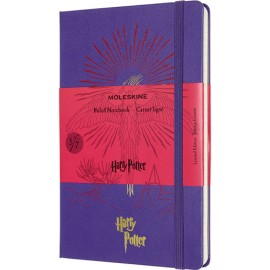 Libreta Moleskine 13X21Cm Raya Pasta Dura Harry Potter Violeta