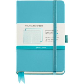 LIBRETA MIQUELRIUS 9X14CM ELAS AZUL CHROMATIC BLANCA