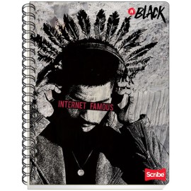 CUADERNO PROFESIONAL SCRIBE INBLACK 100 HOJAS CUADRO GRANDE