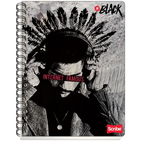 CUADERNO PROFESIONAL SCRIBE INBLACK 100 HOJAS CUADRO GRANDE