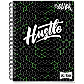 CUADERNO FORMA FRANCESA SCRIBE INBLACK 150 HOJAS RAYA