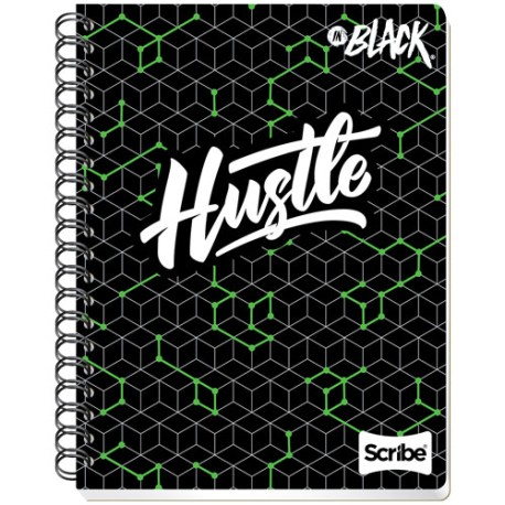 CUADERNO FORMA FRANCESA SCRIBE INBLACK 150 HOJAS RAYA