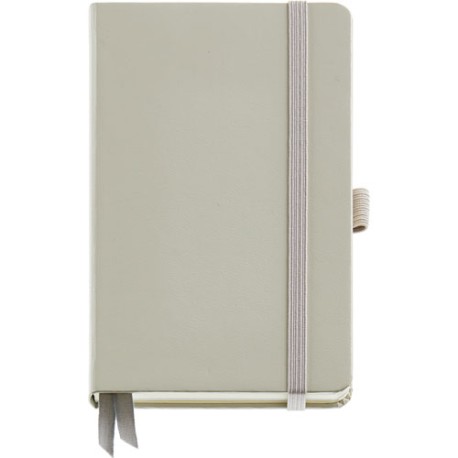 Libreta Miquelrius Elastic Gris Chromatic 9x14cm raya