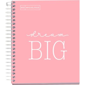 LIBRETA MIQUELRIUS MESSAGES BOOK CUADRO CHICO 100 HOJAS PINK