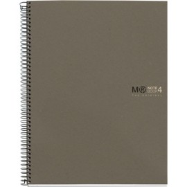 CUADERNO FORMA FRANCESA MIQUELRIUS RECYCLED ECOGRIS CUADRO CHICO 120 HOJAS