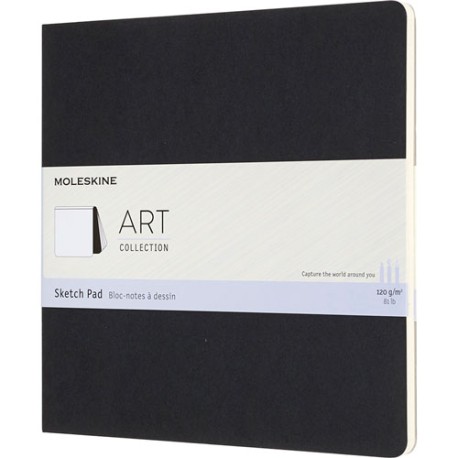 Libreta Moleskine Pasta Suave 19X19 Cm Hojas Blancas
