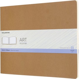 Libreta Moleskine Pasta Suave Cahier 27X21 Cm Hojas Blancas