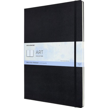 Libreta Moleskine Negra 30X42CM de Hojas Blancas
