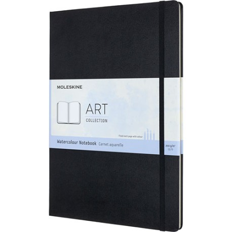 Libreta Moleskine Negro 21X30CM de Hojas Blancas
