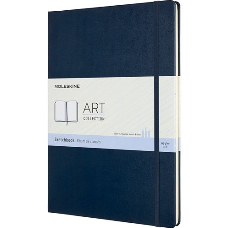 Libreta Moleskine Azul 21X30CM de Hojas Blancas