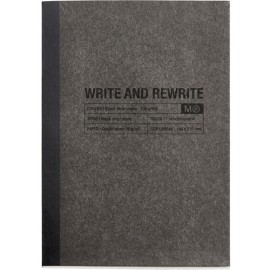 LIBRETA MIQUELRIUS JUST BLACK 14X21 CM RAYA 48 HOJAS