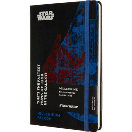 Libreta Moleskine Star Wars Millennium Falcon 13X21 Cm Raya