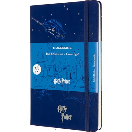 Libreta Moleskine Harry Potter Azul 13X21 Cm Raya
