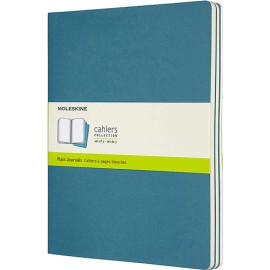 Libreta Moleskine Cahier 19X25 Cm Hojas Blancas Paquete Con 3
