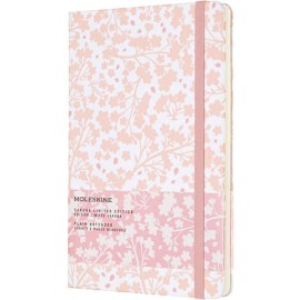 Libreta Moleskine Sakura 13X21 Cm Hojas Blancas