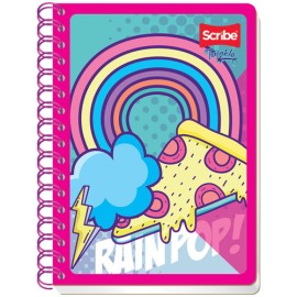 CUADERNO FORMA FRANCESA SCRIBE TWINKLE 100 HOJAS RAYA