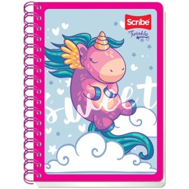 Cuaderno forma francesa Scribe Twinkle 100hojas cuadro chico