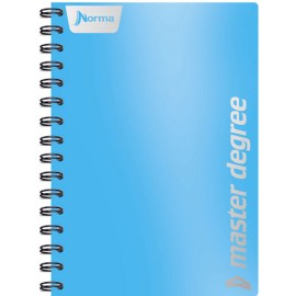 Cuaderno profesional cuadro grande Norma Master Rig doble arillo 200 hojas