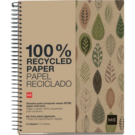 CUADERNO PROFESIONAL MIQUELRIUS ECOHOJAS REC RAYA 120 HOJAS