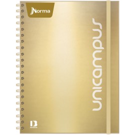 CUADERNO UNIVERSITARIO NORMA UNICAMPUS METALIC RAYA 160 HOJAS