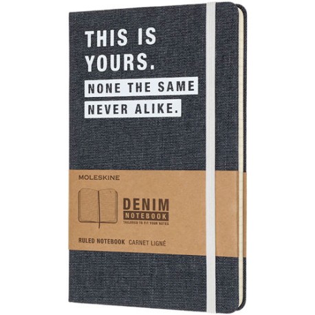Libreta Moleskine Lg Denim This Yours Raya