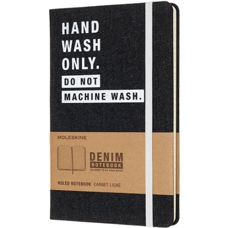 Libreta Moleskine Lg Denim Hand Wash Raya