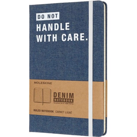 Libreta Moleskine Lg Denim Dont Handle Raya