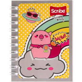LIBRETA SCRIBE INCOLORS MULTI RAYA 100 HOJAS