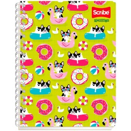 CUADERNO PROFESIONAL SCRIBE PICOLLAGE CUADRO CHICO 90 HOJAS