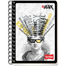 CUADERNO FORMA FRANCESA SCRIBE INBLACK RAYA 100 HOJAS
