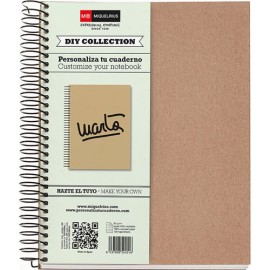CUADERNO FORMA FRANCESA MIQUELRIUS DIY RAYA 120 HOJAS